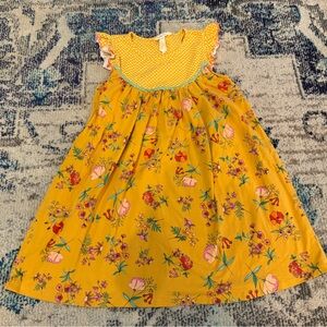 Matilda Jane Yellow Floral Kids Dress